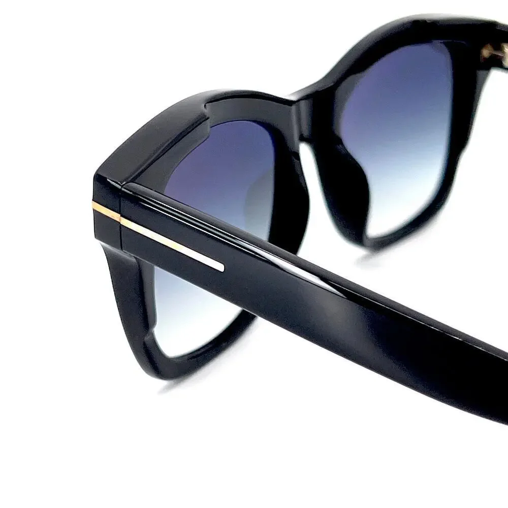 New! TOM FORD Lauren-02 Sunglasses TF614 01C, Authentic